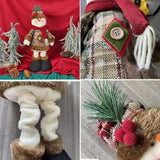 Telescopic Snowman Figure Christmas Decoration