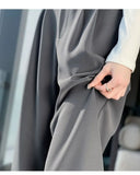 Elegant Wide Leg Pants for Women - High Waist Black Trousers