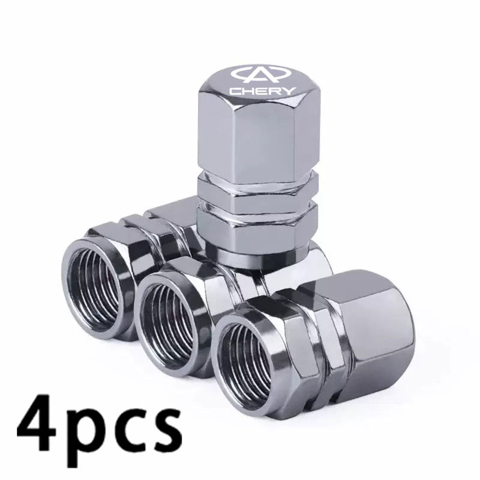 4PCS Colorful Tire Valve Caps for CHERY Vehicles