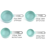 Multipurpose Measuring Spoon and Cup Set for Baking