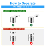 Strong Disc Magnets for Fridge, DIY Projects, and Education