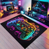 Large Non-Slip Gaming Carpet for Boys' Room