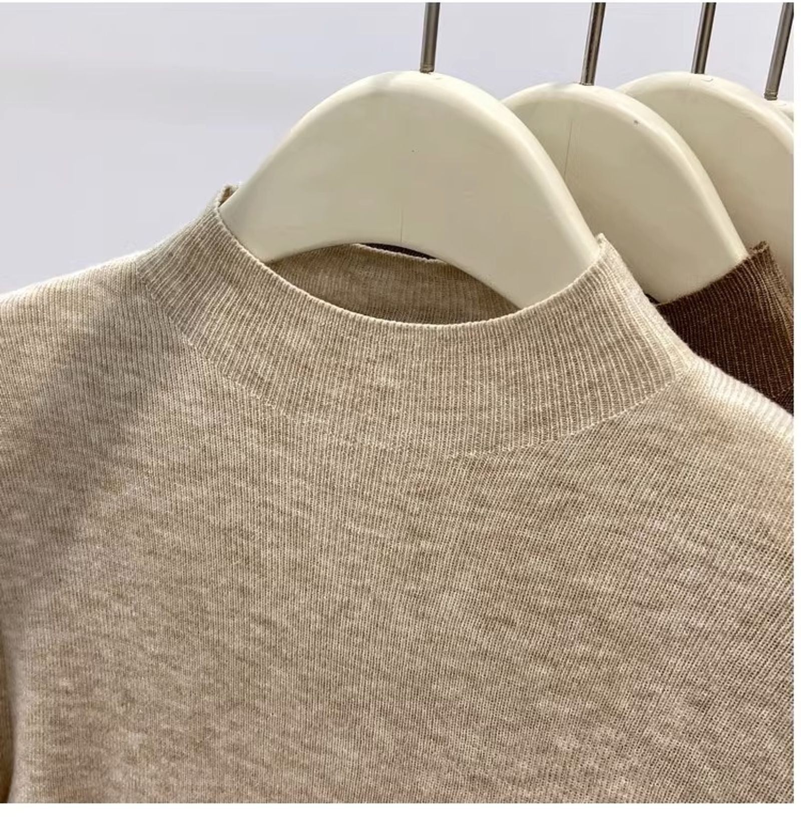 Women’s Solid Slim Turtleneck Sweater - Autumn/Winter