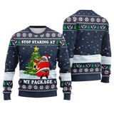 Funny Black Santa Print Sweatshirt for Women