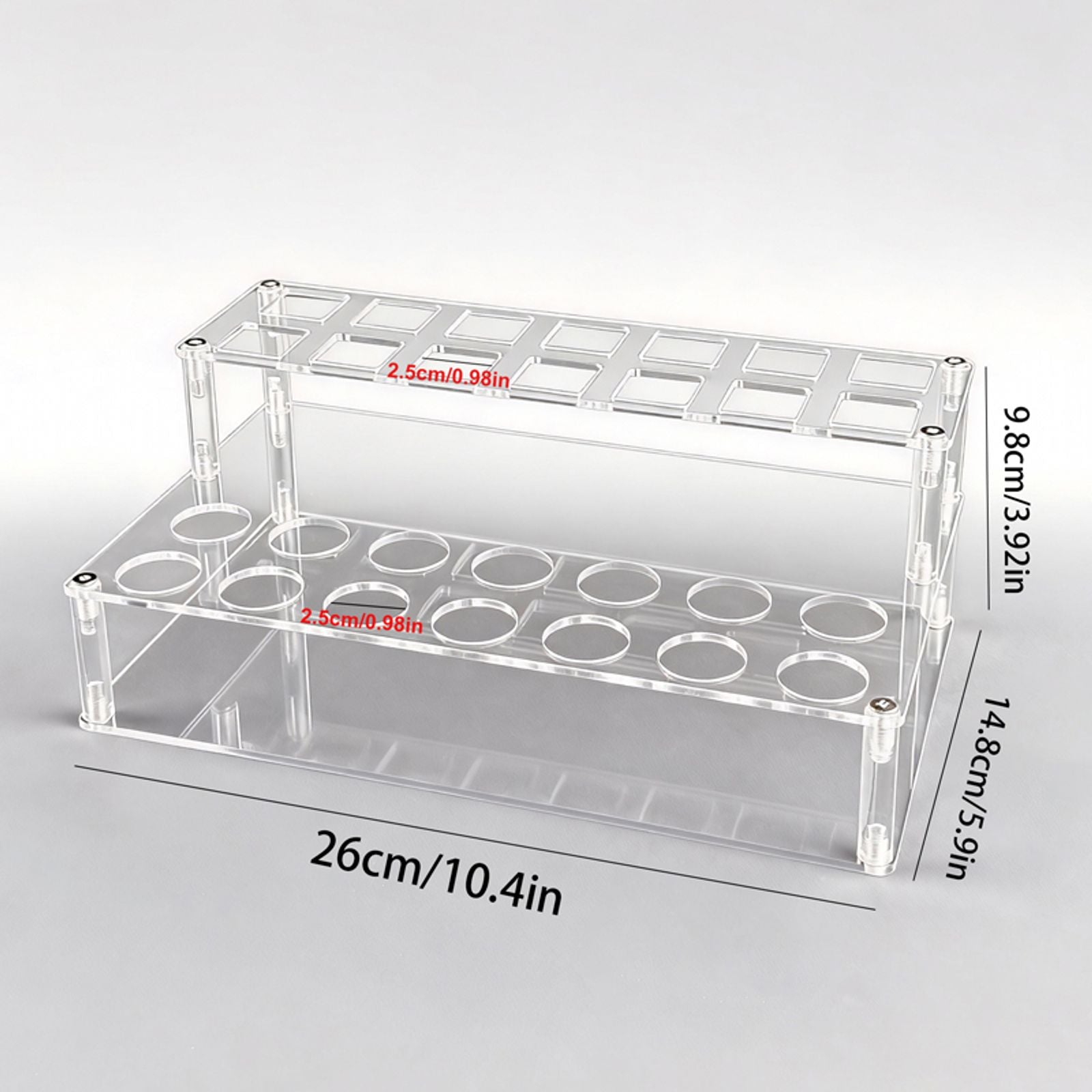 2 Tier Cosmetic Organizer Shelf for Perfume & Makeup