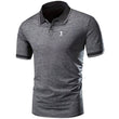 Men's Pique Polo Shirt - Business Casual Short Sleeve