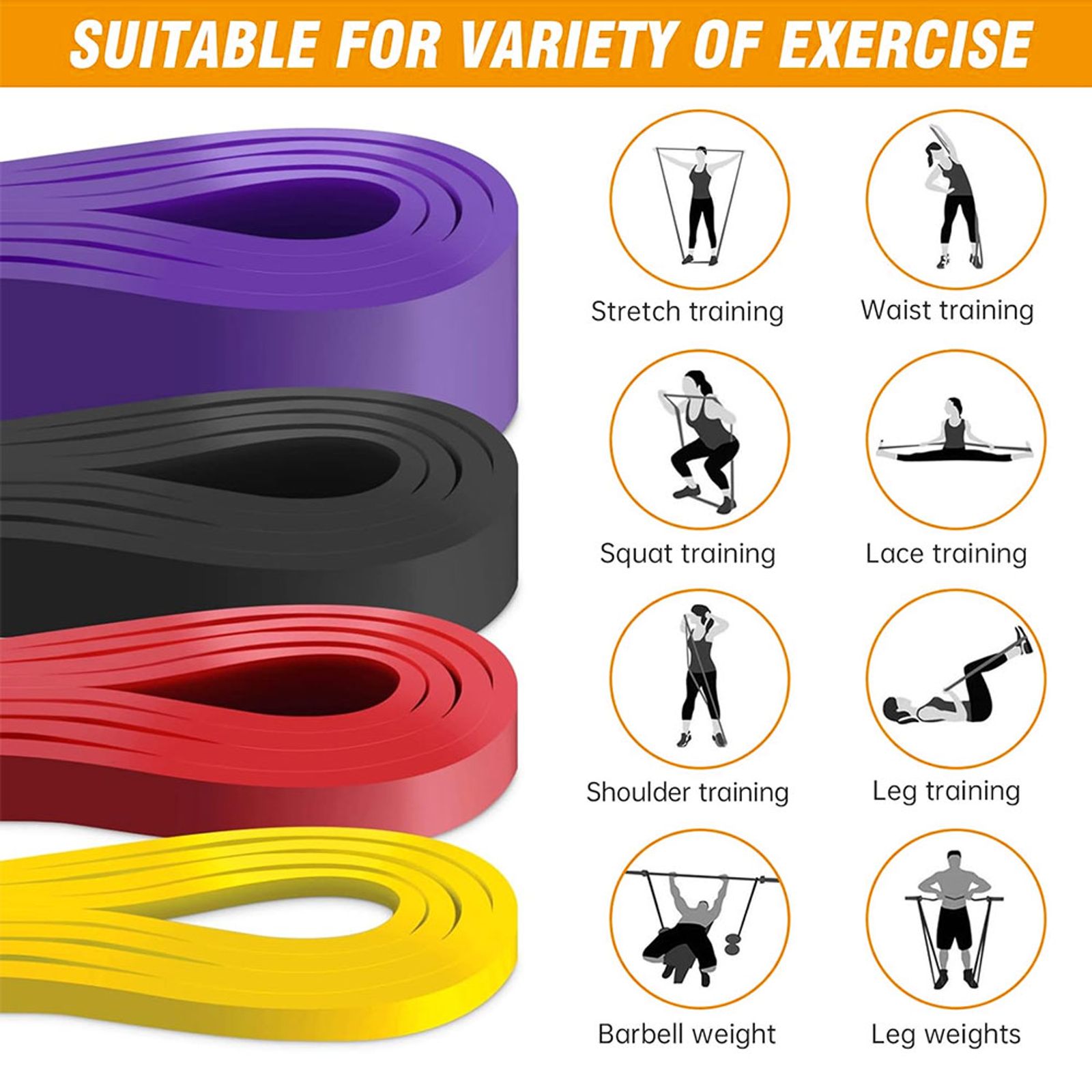 Resistance Bands for Home Workouts - Pull Up Assist Bands