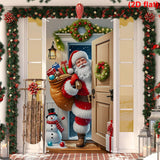 Christmas Santa Claus Photography Backdrop for Family Portraits
