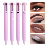 4-in-1 Multi-Functional Lip Liner, Eyeliner & Eyebrow Pencil Set