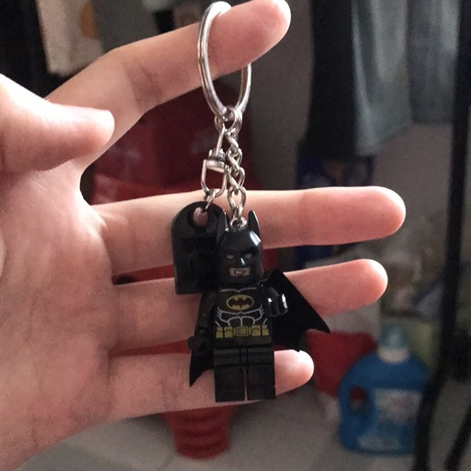 Handmade 3D Bat Couple Keychain Pendant - Y2K Jewelry