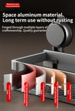 No Drill Suction Cup Bathroom Organizer Rack