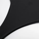Backless Sexy Bodysuit for Women in White and Black