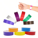 100/500 Pcs Waterproof Paper Wristbands for Parties