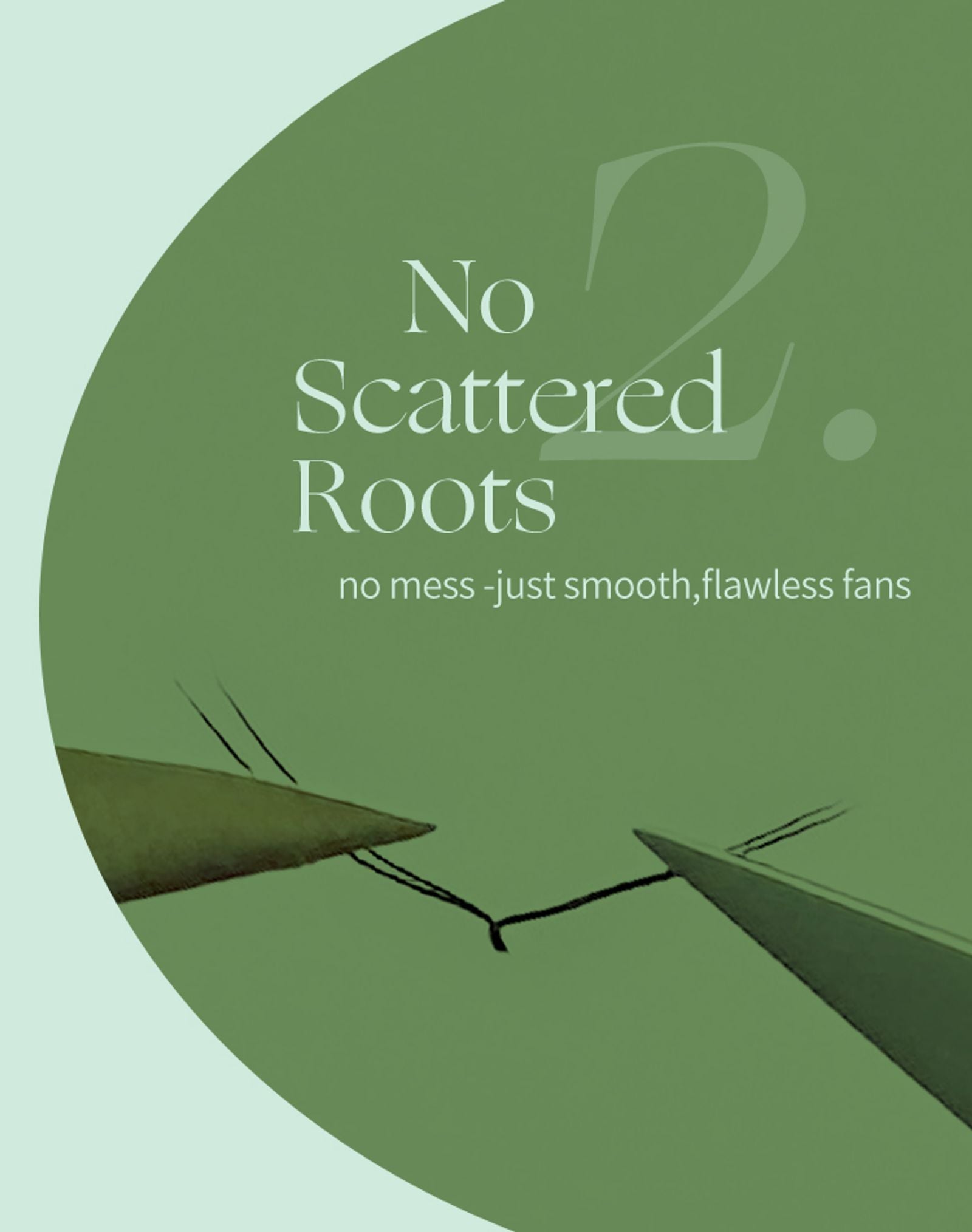 Lakanaku 2D Eyelash Extensions - U YY Fiber Double Tips