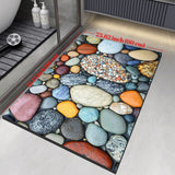 Stone Design Diatomite Bath Mat - Non-Slip & Quick Dry