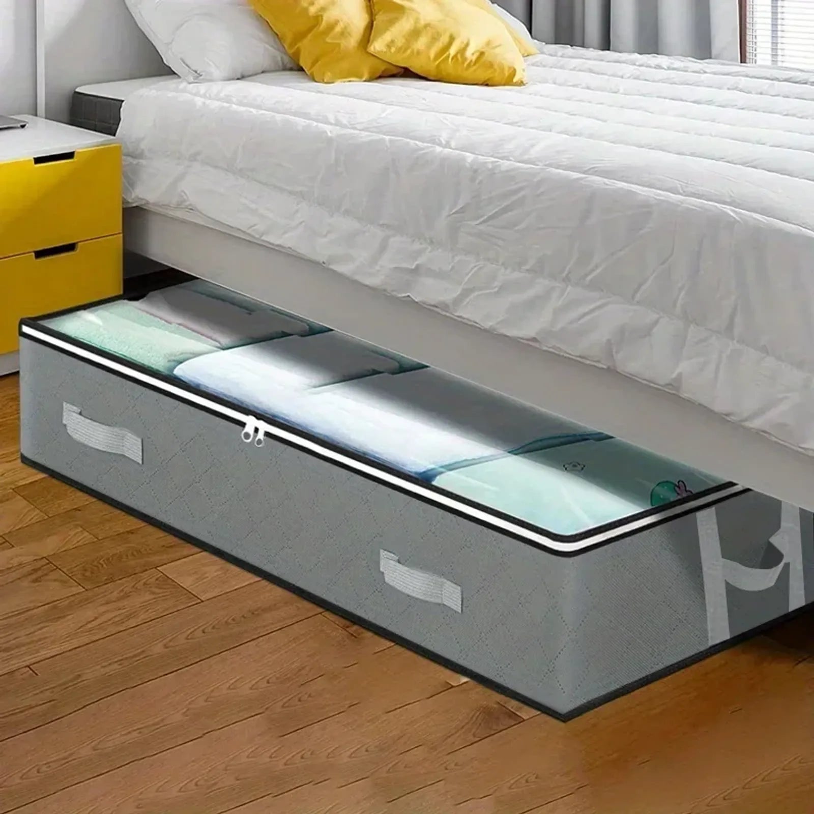 Large Under-Bed Storage Box for Clothes and Quilts