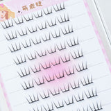 Self-Adhesive Fluffy Cluster Eyelashes for Daily Makeup