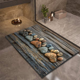 Stone Design Diatomite Bath Mat - Non-Slip & Quick Dry