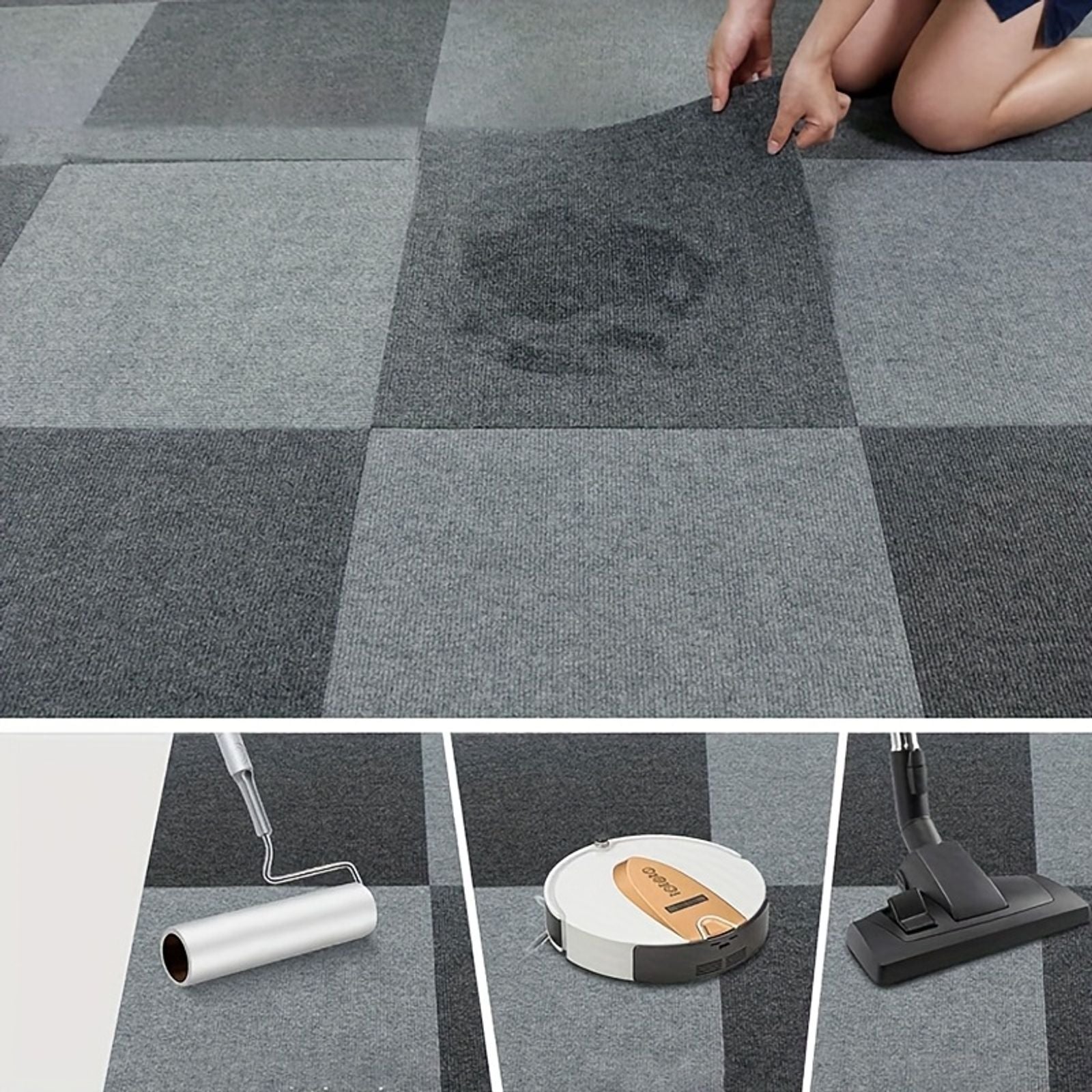30x30cm Self-Adhesive Anti-Slip Carpet Tile