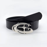 Y2K Punk Hollow Waist Fake Leather Belt