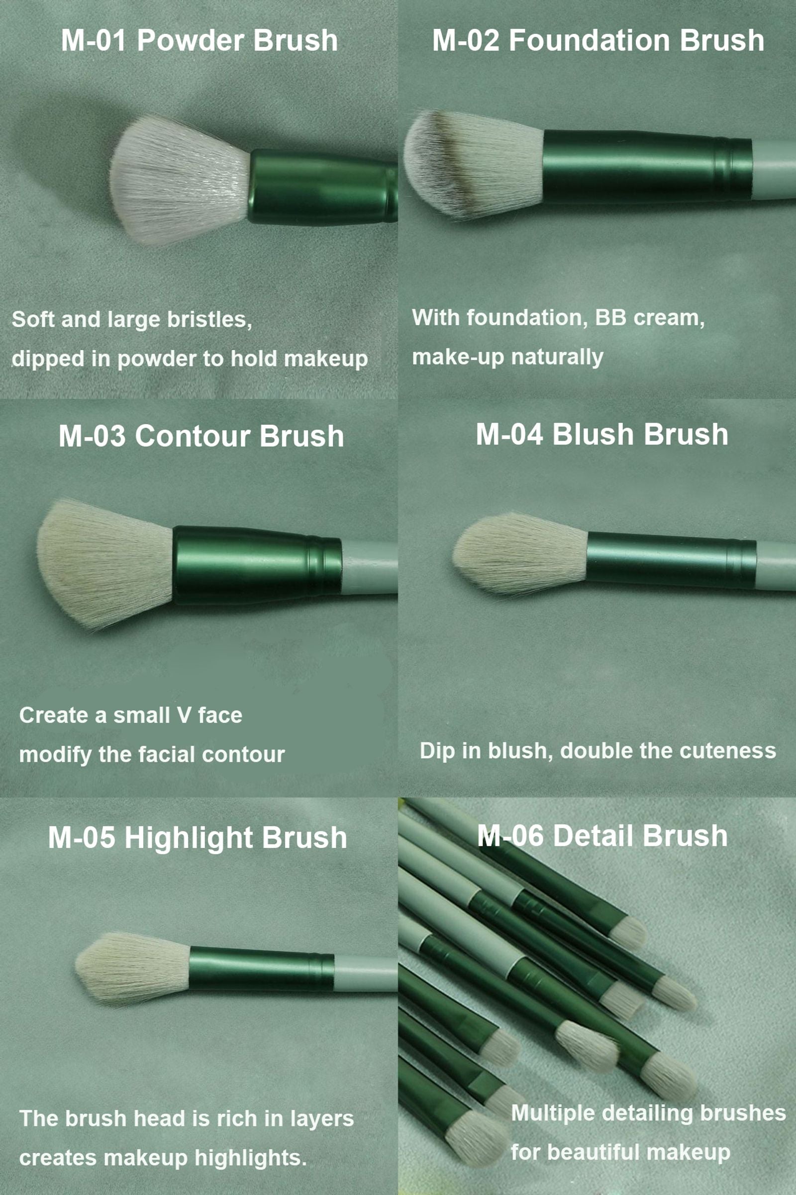 13-Piece Makeup Brush Set for Women