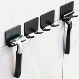 Punch-Free Shaving Razor Holder for Bathroom and Kitchen