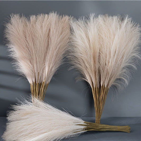 10pcs Faux Pampas Grass for Decor and Vases