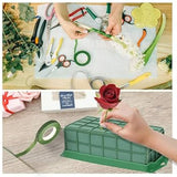 Large Green Floral Foam Cage for Flower Arrangements