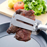 Stainless Steel Multifunctional BBQ Tongs and Frying Spatula