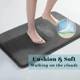 Non-Slip Coral Velvet Bath Mat