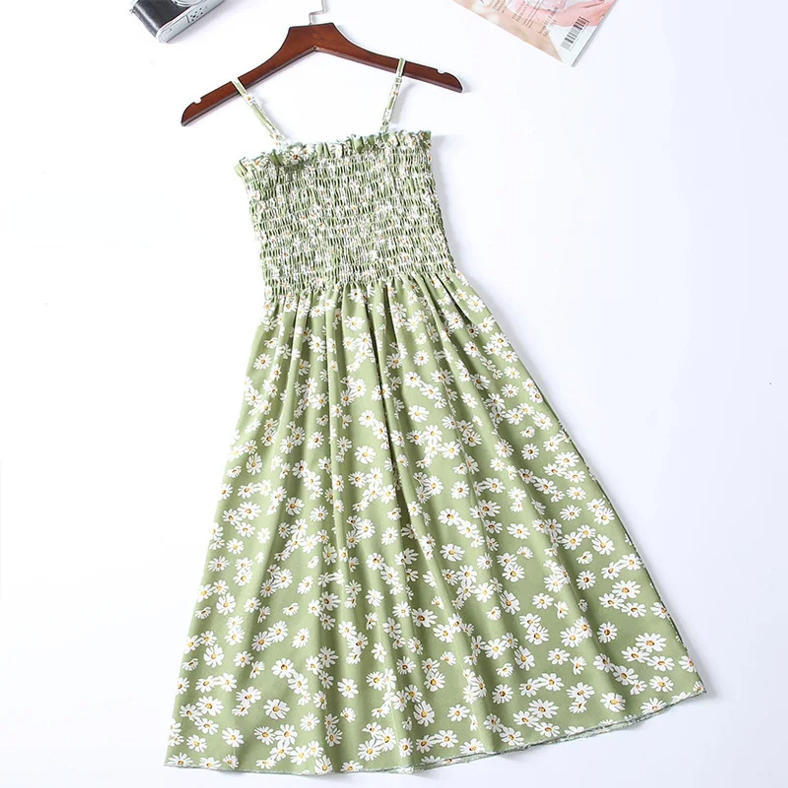 Summer Chiffon Sleeveless Mini Dress for Women