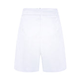 Y2K Solid Button Front High Waist Beach Shorts