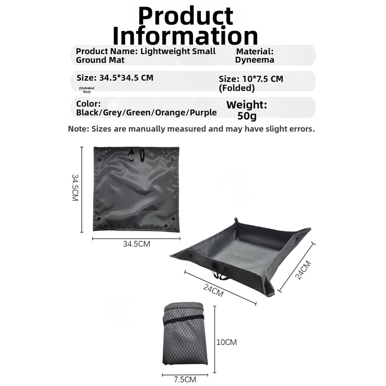 Folding Office Desktop Storage Tray - Waterproof Organizer