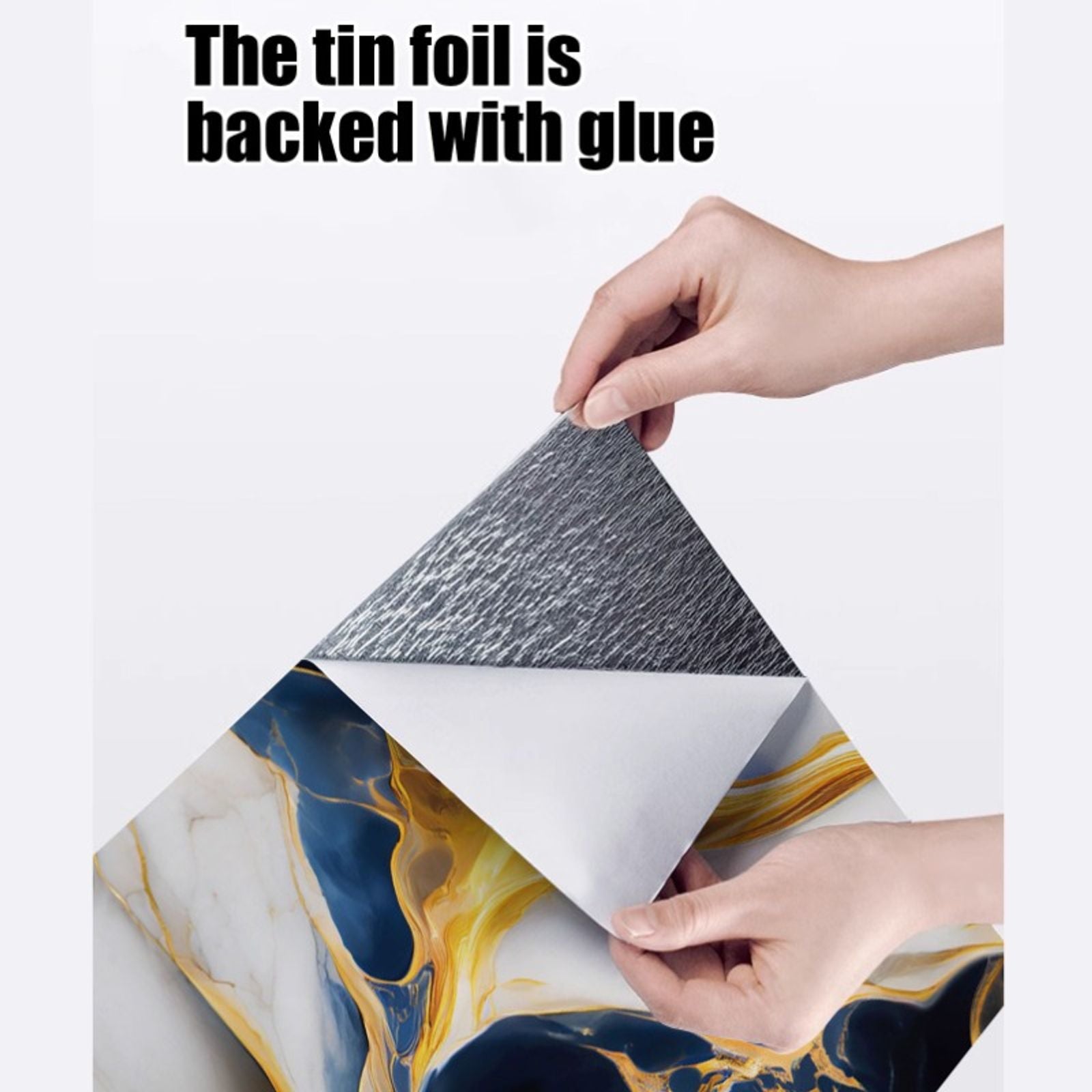 3D Marble Wall Stickers - Waterproof Self-Adhesive Decor