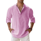Lightweight Cotton Linen Casual Shirts for Men