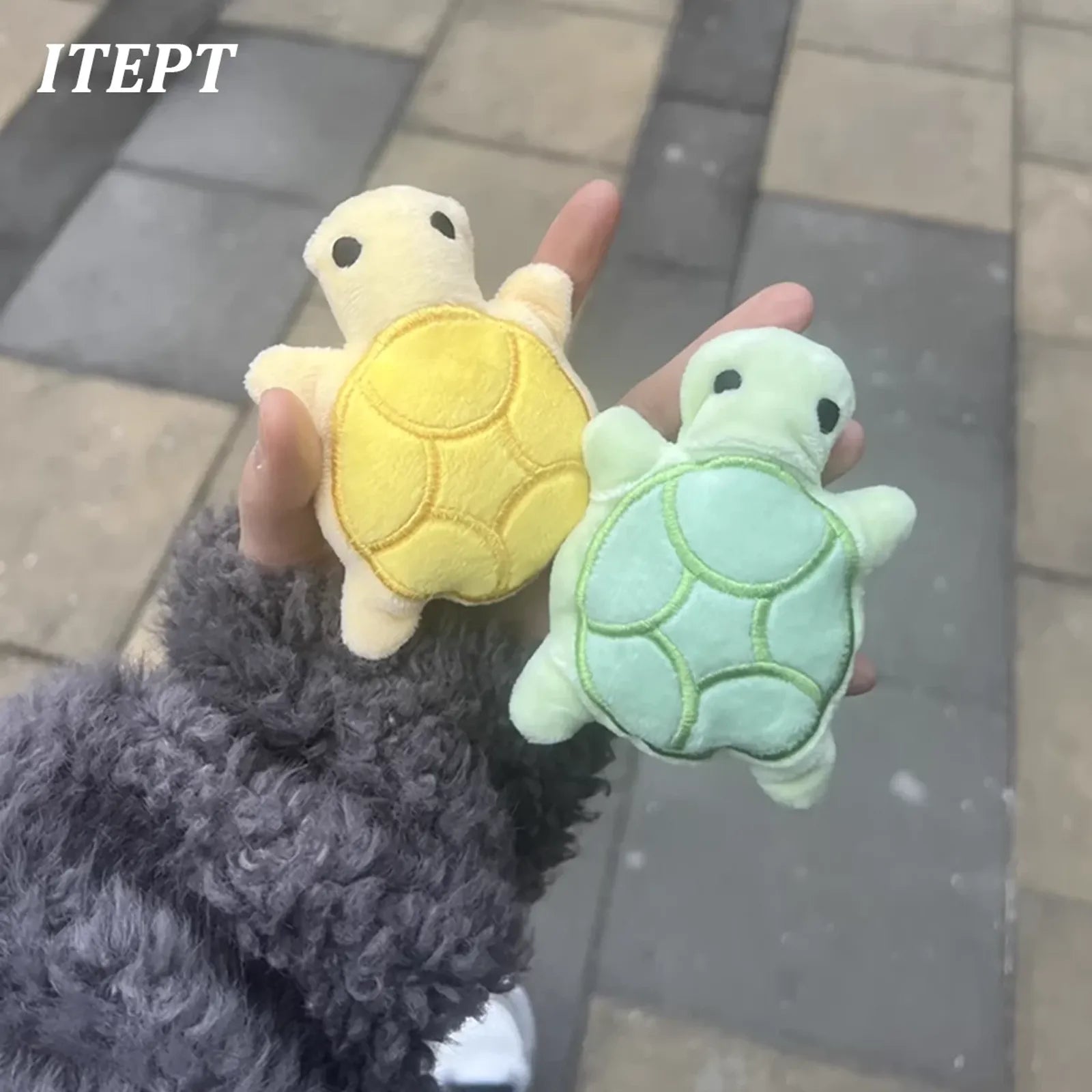Mini Turtle Plush Chew Toy for Puppies
