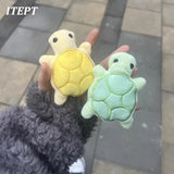 Mini Turtle Plush Chew Toy for Puppies