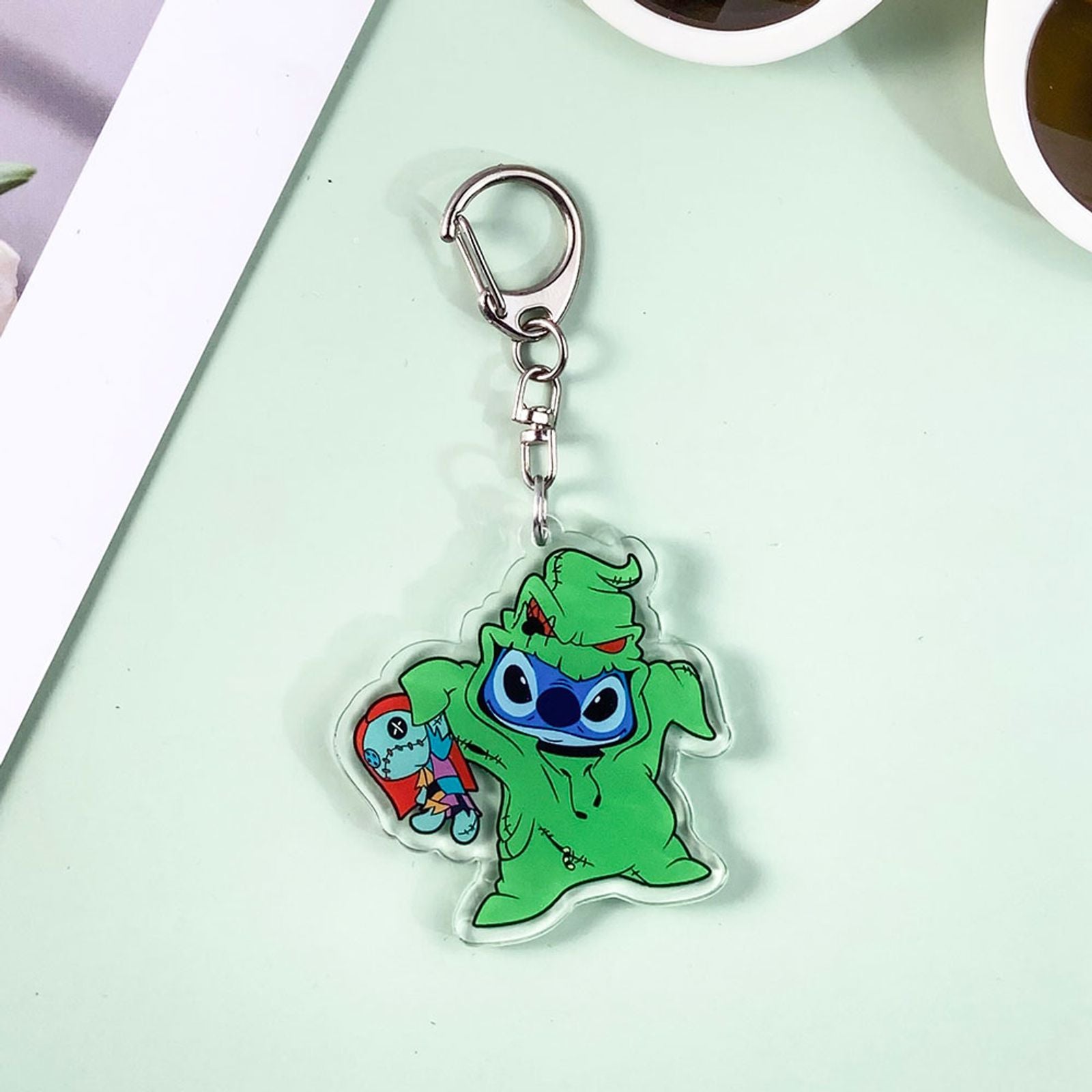 Disney Stitch Nightmare Before Christmas Acrylic Keychain