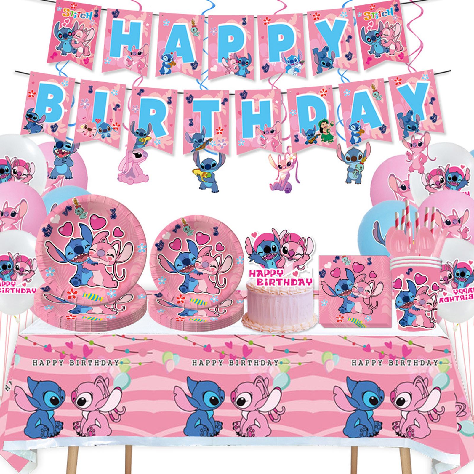 Disney Lilo and Stitch Angel Birthday Party Supplies