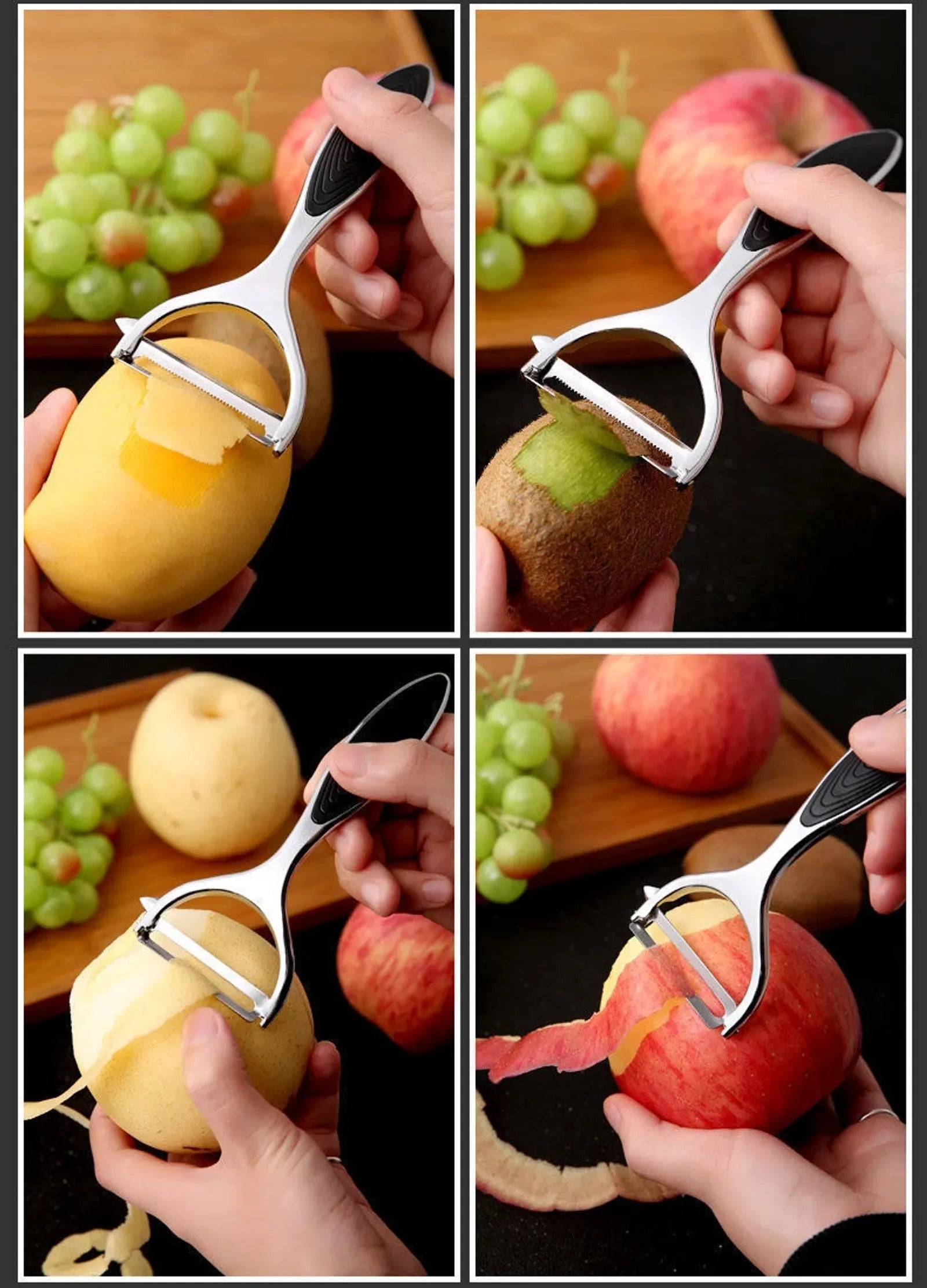 Multifunctional Stainless Steel Vegetable and Potato Peeler