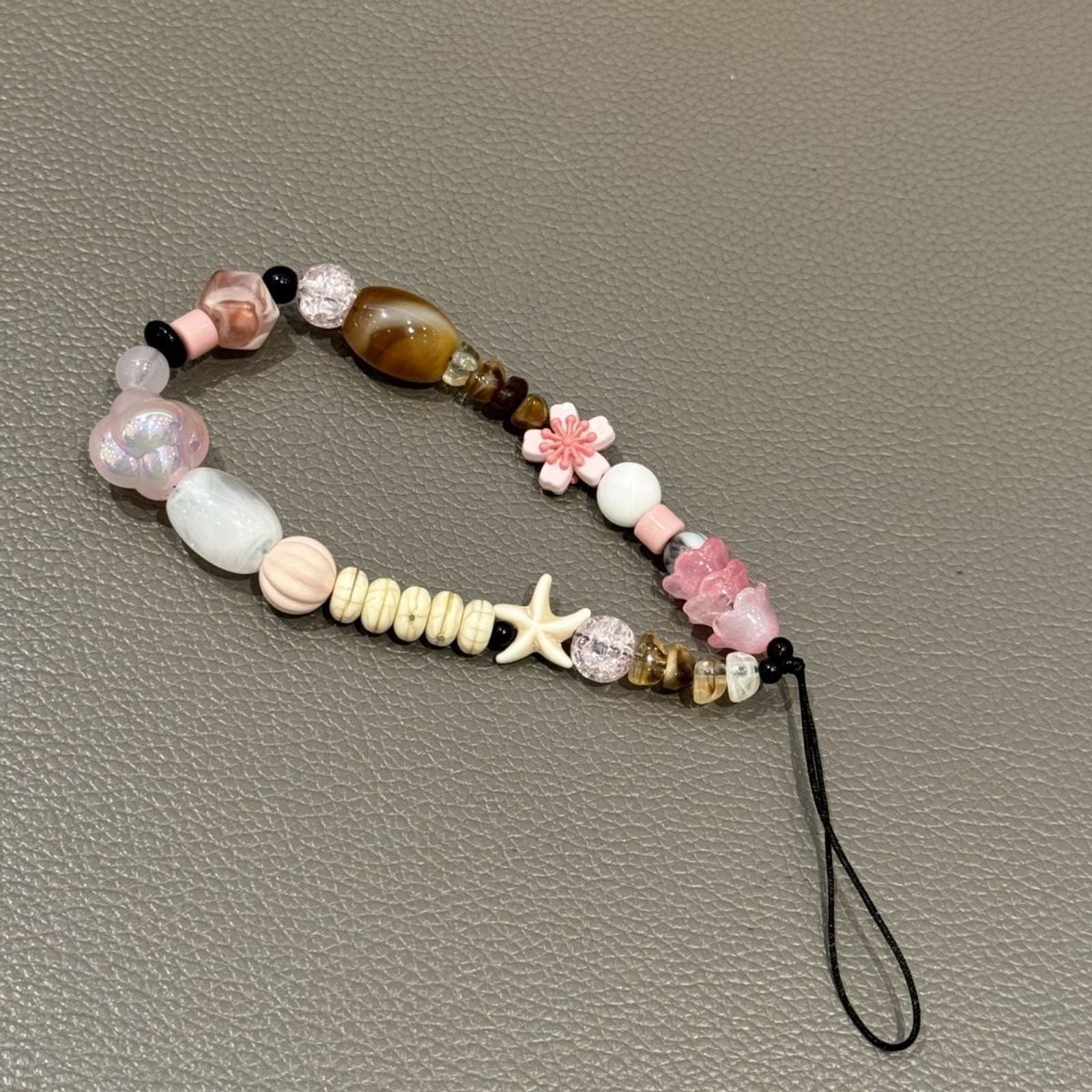 Boho Beaded Phone Charm and Bracelet Strap
