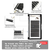 3D 4D 5D Fake Eyelashes - Naturally Curled Premade Volume Fans