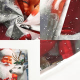 Christmas Decorative Throw Pillow Covers - Santa, Snowman, Elk