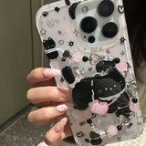 Korean Cute Cartoon Kawaii Kitten Grip Tok Phone Holder