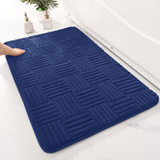 Thickened Absorbent Non-Slip Striped Bathroom Mat