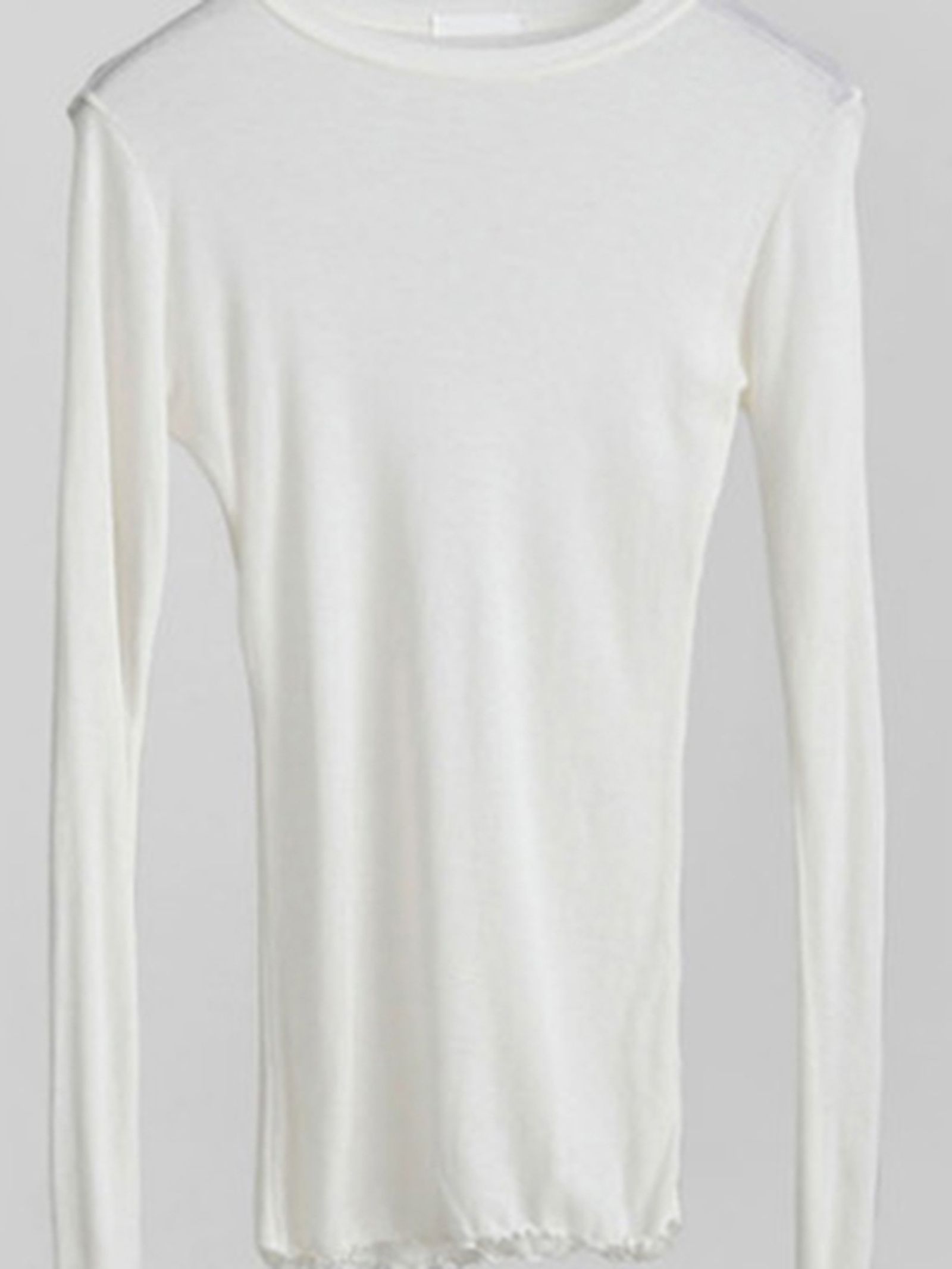 Women's Casual Long Sleeve Elastic T-Shirt