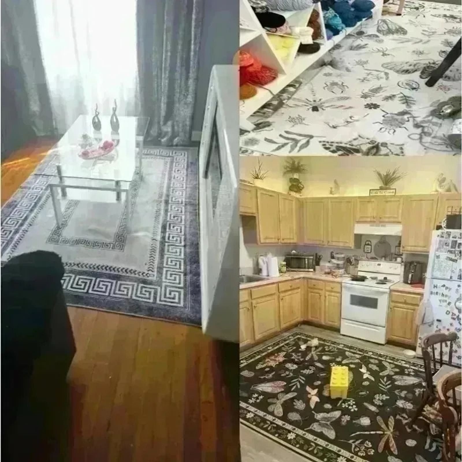 Persian Luxury Non-Slip Living Room Carpet Rug