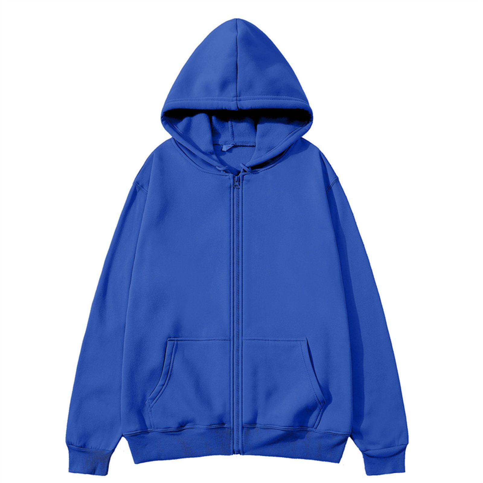 Men's and Women's Fleece Zipper Hoodie Jacket