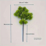 5-Pack Artificial Realistic Pine Cliff Cypress Branches