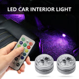 Wireless LED Car Interior Ambient Light with Remote Control